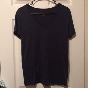 Black V neck shirt